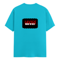 Men's Classic Crew T-Shirt | Regular Fit | 180 GSM Bio-Washed Cotton | DTG Printed | Double-Stitched Seams | Personalized | DTG | Bold | Rebellion | Defiance | Everyday | Defiant - back - SkyBlue - mockup 2