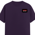 Men's Classic Crew T-Shirt | Regular Fit | 180 GSM Bio-Washed Cotton | DTG Printed | Double-Stitched Seams | Personalized | DTG | Bold | Rebellion | Defiance | Everyday | Defiant - left pocket - Purple - mockup 3