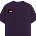 Men's Classic Crew T-Shirt | Regular Fit | 180 GSM Bio-Washed Cotton | DTG Printed | Double-Stitched Seams | Personalized | DTG | Bold | Rebellion | Defiance | Everyday | Defiant - right pocket - Purple - mockup 4