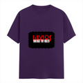 Female Classic Crew T-Shirt | Regular Fit | 180 GSM Bio-Washed Cotton Blend | Double Stitched Seam | Women's | Personalized | DTG | Bold | Rebellion | Defiance | Everyday | Defiant - front - Purple - mockup 1