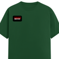 Female Classic Crew T-Shirt | Regular Fit Women's | 180 GSM Bio-Washed Cotton Blend | Double Stitched, Pre-Shrunk | Women | Personalized | DTG | Bold | Rebellion | Defiance | Everyday | Defiant - right pocket - Bottle Green - mockup 4