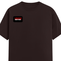 Women's Classic Crew T-Shirt | Regular Fit | 180 GSM Bio-Washed Cotton | DTG Print | Double Stitched | Pre-Shrunk | Personalized | DTG | Bold | Rebellion | Defiance | Everyday | Defiant - right pocket - Coffee Brown - mockup 4