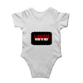 Rompers | Baby Unisex | 180 GSM Super Combed Bio-Washed Cotton | Double Stitched, Pre-Shrunk, Regular Fit | 0-12 Months | Personalized | DTG | Bold | Rebellion | Defiance | Everyday | Defiant - back - White - mockup 2