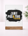 Acrylic Photo Frame | 5x7 Tabletop Display | UV Printed Acrylic & Wood Stand | Personalized Gift & Home Decor | Personalized | Grunge | Positivity | Motivation | Everyday | Uplifting - front_1 - mockup 2