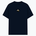 Basic T-Shirt | Unisex Fit, Sizes XS-2XL | 180 GSM Poly-Cotton Blend, DTF Ready | Bio-Wash, Silicon Finish, Durable Stitching | Adults | Personalized | DTF | Grunge | Positivity | Motivation | Everyday | Uplifting - front - Navy melange - mockup 1