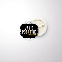 Pin Button Badge | Unisex | Original EPSON Inks | Glossy Finish, Rust-Free, Pin Attached | Everyday Wear | Personalized | Grunge | Positivity | Motivation | Everyday | Uplifting