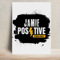 Metal Posters | 8x11.7 & 11.7x15.7 in | 1mm Thick Metal | Magnetic Mount, Waterproof, Glossy Finish | Unisex Home Decor | Personalized | Grunge | Positivity | Motivation | Everyday | Uplifting - front - White - mockup 1