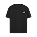 Male Standard Crew T-Shirt | Regular Fit | 100% Cotton DTF Print | Soft, Durable | Men | Personalized | DTF | Grunge | Positivity | Motivation | Everyday | Uplifting - right pocket - Black - mockup 6