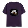 Classic Crew T-Shirt | Men's Regular Fit | 180 GSM Bio-Washed Cotton | DTG Print Ready | Double-Stitched & Ribbed Neck | Personalized | DTG | Grunge | Positivity | Motivation | Everyday | Uplifting - front - Purple - mockup 1