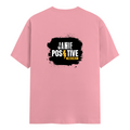 Men's Classic Crew T-Shirt | Regular Fit | 180 GSM Bio-Washed Cotton | DTF Print Ready | Pre-Shrunk, Durable | Personalized | DTF | Grunge | Positivity | Motivation | Everyday | Uplifting - back - Flamingo - mockup 2
