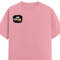 Men's Classic Crew T-Shirt | Regular Fit | 180 GSM Bio-Washed Cotton | DTF Print Ready | Pre-Shrunk, Durable | Personalized | DTF | Grunge | Positivity | Motivation | Everyday | Uplifting - right pocket - Flamingo - mockup 4
