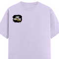 Men's Classic Crew T-Shirt | Regular Fit | 180 GSM Bio-Washed Cotton | DTF Print Ready | Pre-Shrunk, Durable | Personalized | DTF | Grunge | Positivity | Motivation | Everyday | Uplifting - right pocket - Lavender - mockup 4