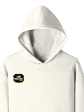 Pullover Hoodie | Unisex Regular Fit | Tri-Layer Cotton Blend | DTG Print Ready | All-Season Comfort, Durable | Adults | Personalized | DTG | Grunge | Positivity | Motivation | Everyday | Uplifting - right pocket - Off White - mockup 4
