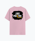 Cotton Stretch T-Shirt | Unisex Fit | 95% Cotton 5% Spandex Blend | Stretchable, Breathable | Adults | Personalized | DTG | Grunge | Positivity | Motivation | Everyday | Uplifting - back - Light Baby Pink - mockup 2