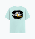 Cotton Stretch T-Shirt | Unisex Fit | 95% Cotton 5% Spandex Blend | Stretchable, Breathable | Adults | Personalized | DTG | Grunge | Positivity | Motivation | Everyday | Uplifting - back - Mint - mockup 2