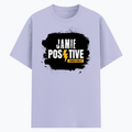 Cotton Stretch T-Shirt | Unisex Fit | 95% Cotton 5% Spandex Blend | Stretchable, Breathable | Adults | Personalized | DTG | Grunge | Positivity | Motivation | Everyday | Uplifting - DTG Print - front - Lavender - mockup 1