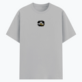 Basic T-Shirt | Unisex XS-2XL | Soft Poly-Cotton Blend | Durable Stitching | Everyday Wear | Personalized | DTG | Grunge | Positivity | Motivation | Everyday | Uplifting - front - Grey Melange - mockup 1