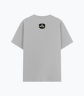 Basic T-Shirt | Unisex XS-2XL | Soft Poly-Cotton Blend | Durable Stitching | Everyday Wear | Personalized | DTG | Grunge | Positivity | Motivation | Everyday | Uplifting - back - Grey Melange - mockup 2