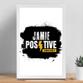 Framed Poster | Multiple Sizes & Frame Colors | 300 GSM Art Paper, Laminated | Fade-Proof Digital Print, Mounting Kit Included | Unisex | Personalized | Grunge | Positivity | Motivation | Everyday | Uplifting - front_12x18In - 12x18In - mockup 7