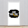 Framed Poster | Multiple Sizes & Frame Colors | 300 GSM Art Paper, Laminated | Fade-Proof Digital Print, Mounting Kit Included | Unisex | Personalized | Grunge | Positivity | Motivation | Everyday | Uplifting - front_12x24In - 12x24In - mockup 8