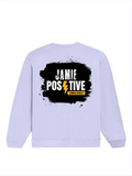 Oversized Sweatshirt | Relaxed Fit | 400 GSM Cotton Blend | DTG Ready | Pre-Shrunk | Drop Shoulder | Unisex Adult | Personalized | DTG | Grunge | Positivity | Motivation | Everyday | Uplifting - back - Lavender - mockup 2