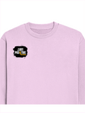 Oversized Sweatshirt | Relaxed Fit Drop Shoulder | 400 GSM Cotton Blend DTG | Pre-Shrunk Bio-Washed | Unisex Adult | Personalized | DTG | Grunge | Positivity | Motivation | Everyday | Uplifting - right pocket - Light Baby Pink - mockup 4