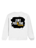 Oversized Sweatshirt | Relaxed Fit, Drop Shoulder, Unisex | 400 GSM Cotton Blend | Pre-Shrunk, Bio-Washed | Personalized | DTG | Grunge | Positivity | Motivation | Everyday | Uplifting - back - White - mockup 2