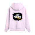 Oversized Hoodie | Relaxed Fit, Unisex | 400 GSM Cotton Blend | Pre-Shrunk, Drop Shoulder | Personalized | DTG | Grunge | Positivity | Motivation | Everyday | Uplifting - back - Light Baby Pink - mockup 2