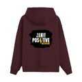 Oversized Hoodie | Relaxed Fit, Unisex | 400 GSM Cotton Blend | Pre-Shrunk, Drop Shoulder | Personalized | DTG | Grunge | Positivity | Motivation | Everyday | Uplifting - back - Maroon - mockup 2