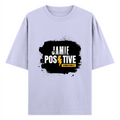 Oversized Standard T-Shirt | Relaxed Fit Unisex | 100% Super Combed Cotton DTG Print | Soft Durable Breathable | Adult | Personalized | DTG | Grunge | Positivity | Motivation | Everyday | Uplifting - front - Lavender - mockup 1