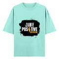 Oversized Classic T-Shirt | Unisex Oversized Fit | 100% Super-Combed Cotton, 240 GSM | Pre-Shrunk, Double-Stitched | Unisex | Personalized | DTG | Grunge | Positivity | Motivation | Everyday | Uplifting - front - Mint - mockup 1
