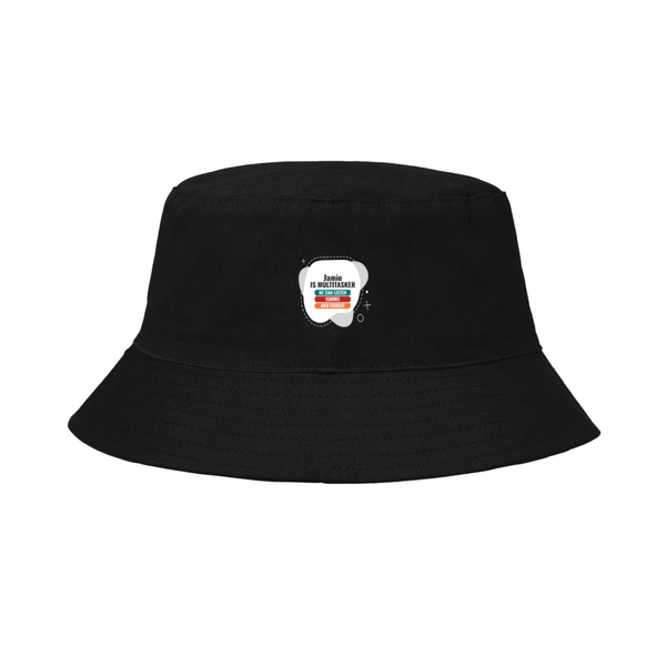 Personalized Graphic Design Classic Bucket Hat Printing,embroidery with Custom Name