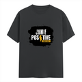 Men's Classic Crew T-Shirt | Regular Fit | 180 GSM Bio-Washed Cotton | DTG Printed | Double-Stitched Seams | Personalized | DTG | Grunge | Positivity | Motivation | Everyday | Uplifting - front - Steel Grey - mockup 1