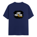Men's Classic Crew T-Shirt | Regular Fit | 180 GSM Bio-Washed Cotton | DTG Printed | Double-Stitched Seams | Personalized | DTG | Grunge | Positivity | Motivation | Everyday | Uplifting - back - Royal Blue - mockup 2