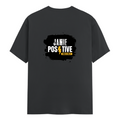 Men's Classic Crew T-Shirt | Regular Fit | 180 GSM Bio-Washed Cotton | DTG Printed | Double-Stitched Seams | Personalized | DTG | Grunge | Positivity | Motivation | Everyday | Uplifting - back - Steel Grey - mockup 2