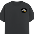 Men's Classic Crew T-Shirt | Regular Fit | 180 GSM Bio-Washed Cotton | DTG Printed | Double-Stitched Seams | Personalized | DTG | Grunge | Positivity | Motivation | Everyday | Uplifting - left pocket - Steel Grey - mockup 3