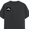 Men's Classic Crew T-Shirt | Regular Fit | 180 GSM Bio-Washed Cotton | DTG Printed | Double-Stitched Seams | Personalized | DTG | Grunge | Positivity | Motivation | Everyday | Uplifting - right pocket - Steel Grey - mockup 4