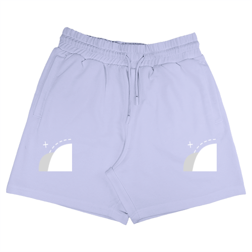 Personalized Graphic Design Terry Shorts Printing with Custom Name