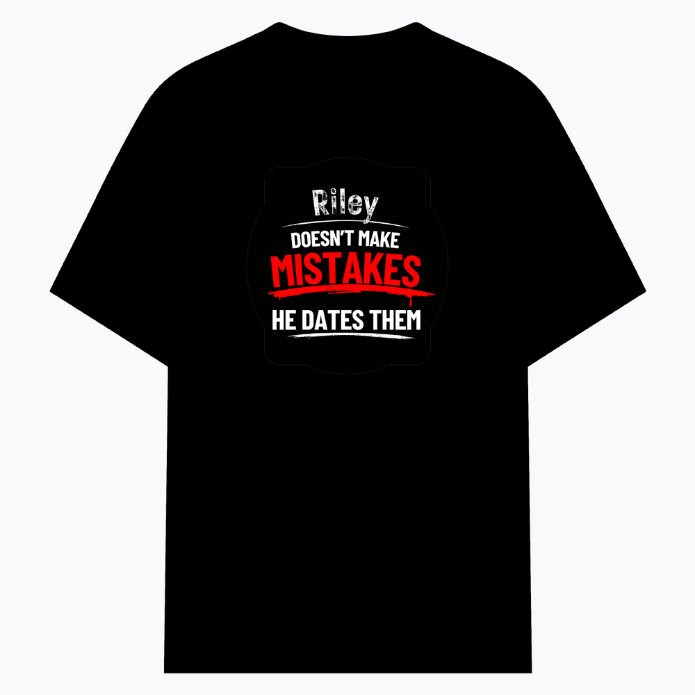 Cotton Stretch T-Shirt | Unisex Fit | 95% Cotton 5% Spandex Blend | DTG Print | Stretchable, Breathable, 240 GSM | Adult | Personalized | DTG | Humorous | Humor | Relationships | Everyday | Amusing - front - Black - mockup 1