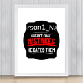 Framed Poster | Multiple Sizes & Frame Colors | 300 GSM Art Paper, Laminated | Fade-Proof Digital Print, Mounting Kit Included | Unisex | Personalized | Humorous | Humor | Relationships | Everyday | Amusing - front_18x24In - 18x24In - mockup 11