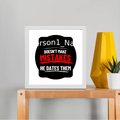 Framed Poster | Multiple Sizes & Frame Colors | 300 GSM Art Paper, Laminated | Fade-Proof Digital Print, Mounting Kit Included | Unisex | Personalized | Humorous | Humor | Relationships | Everyday | Amusing - front_10x10In - 10x10In - mockup 3