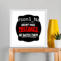 Framed Poster | Multiple Sizes & Frame Colors | 300 GSM Art Paper, Laminated | Fade-Proof Digital Print, Mounting Kit Included | Unisex | Personalized | Humorous | Humor | Relationships | Everyday | Amusing - front_12x12In - 12x12In - mockup 5