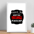 Framed Poster | Multiple Sizes & Frame Colors | 300 GSM Art Paper, Laminated | Fade-Proof Digital Print, Mounting Kit Included | Unisex | Personalized | Humorous | Humor | Relationships | Everyday | Amusing - front_12x18In - 12x18In - mockup 7