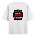 Oversized Classic T-Shirt | Unisex Oversized Fit | 100% Super-Combed Cotton, 240 GSM | Pre-Shrunk, Double-Stitched | Unisex | Personalized | DTG | Humorous | Humor | Relationships | Everyday | Amusing - back - White - mockup 2