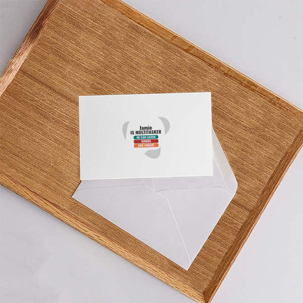 Personalized Graphic Design Accessory with Custom Name - Postcards Printing Accessory