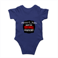 Rompers | Baby Infant | 180 GSM Bio-Washed Cotton DTG | Double-Stitched Pre-Shrunk | Unisex | Personalized | DTG | Humorous | Humor | Relationships | Everyday | Amusing - back - Royal Blue - mockup 2