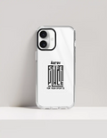 Hard Clear Case | iPhone | TPU Sides & PC Back | Detachable Camera Protector, Scratch-Proof | Unisex | Personalized | Minimalist | Trust | Friendship | Friendship Day - front_16 Plus - 16 Plus - mockup 5