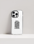 Hard Clear Case | iPhone | TPU Sides & PC Back | Detachable Camera Protector, Scratch-Proof | Unisex | Personalized | Minimalist | Trust | Friendship | Friendship Day - front_16 Pro - 16 Pro - mockup 6