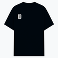 Cotton Stretch T-Shirt | Unisex Adult | 95% Cotton 5% Spandex Blend | 240 GSM, Breathable, Flexible | DTF Print Ready | Personalized | DTF | Minimalist | Trust | Friendship | Friendship Day - right pocket - Navy Blue - mockup 4