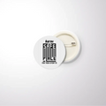 Pin Button Badge | Unisex | Original EPSON Inks | Glossy Finish, Rust-Free, Pin Attached | Everyday Wear | Personalized | Minimalist | Trust | Friendship | Friendship Day - front_58mm - 58mm - White - mockup 3